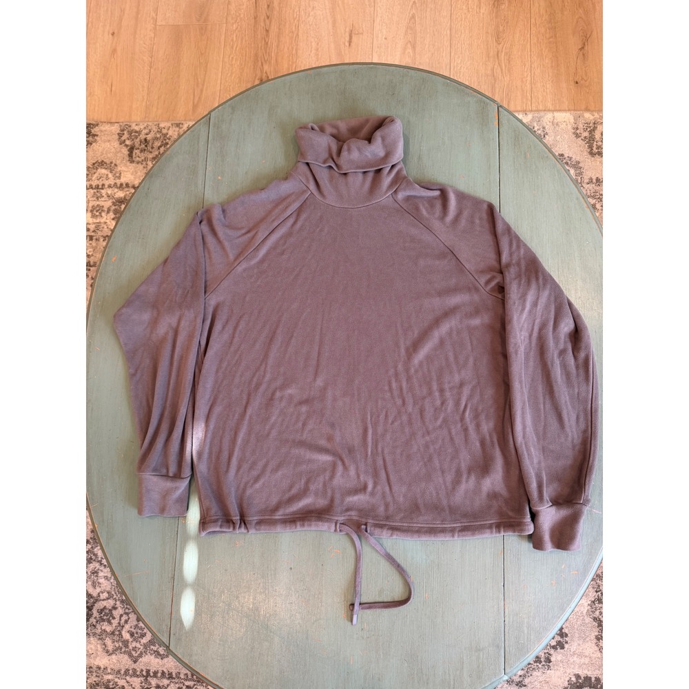 Varley Portland‎ High Neck Midlayer Restore Jersey Mauve Purple Top VAR01611 XS